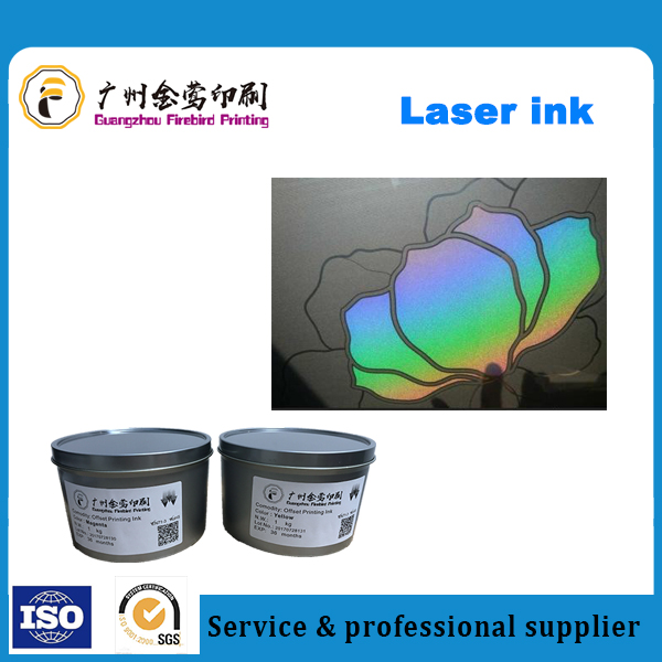 laser ink for printing on smoothy plastic or glass