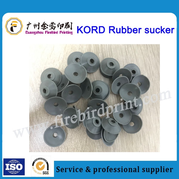 KORD rubber sucker grey color , offset machine sucker