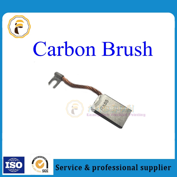 Carbon Brush w Wire 8mm x 19mm x 28mm Main Drive Motor Offset printing Parts