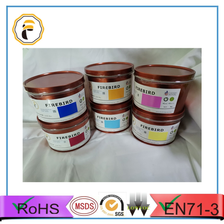 Offset Printing Pantone color high quality fluorescent offset ink all color